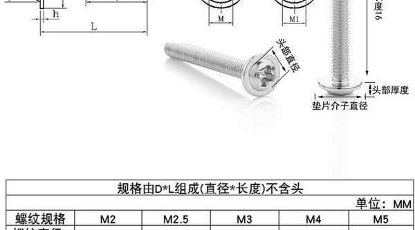 Venta al por mayor, tornillo de hierro galvanizado, cabeza redonda cruzada con almohadilla, tornillo de mesón, tornillo con mango de cabeza plana, 3/8