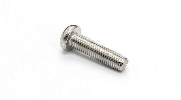 Producción de tornillo de máquina de tornillo de cabeza redonda con ranura cruzada de cabeza plana pequeña de acero inoxidable 304 GB823 tornillo de cabeza redonda pequeña