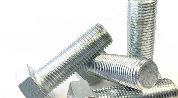 Producción de pernos de dientes completos galvanizados de grado 10.9 Tornillos hexagonales de alta resistencia de zinc azul y blanco GB5783 1/2-13