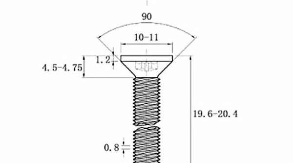 Pentágono interior de acero inoxidable 304 personalizado, flor de ciruelo con columna, tornillo de cabeza avellanada antirrobo, 5/8 1/2-13