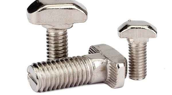 Venta al por mayor de acero inoxidable 304 estándar europeo tornillo tipo T estándar europeo accesorios de perfil de aluminio perfil de aluminio t-bolt 3/4