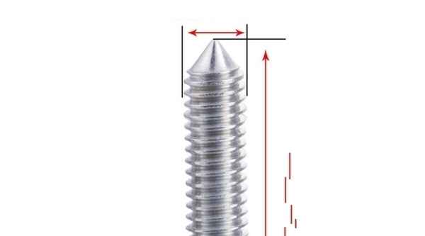 Tornillo de cabeza hexagonal sin cabeza de acero inoxidable 304 personalizado, tornillo de máquina, tornillo de tope