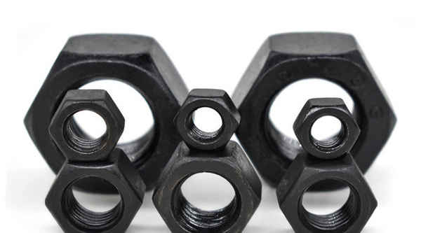 Tuerca hexagonal de acero inoxidable negro 304 personalizada Tuerca de tornillo plateada zinc negro