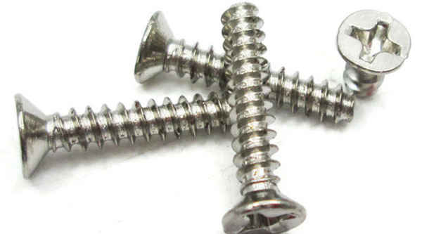 Venta al por mayor niquelado cabeza plana cabeza avellanada cola plana tornillo autorroscante KB tornillo electrónico 5/8 1/2-13