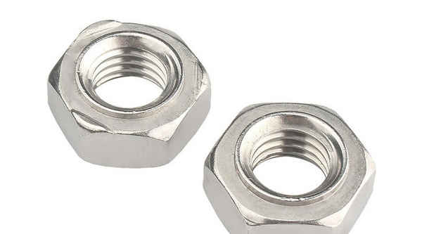 Suministro de tuerca de soldadura hexagonal de acero inoxidable 304 tuerca de soldadura por puntos tornillo hexagonal 3/4 1/4-20