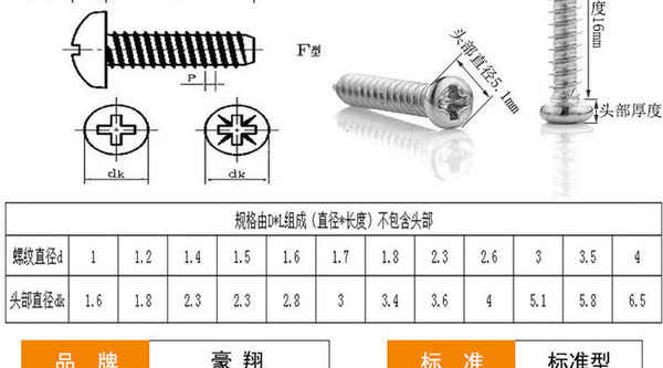 Tornillos autorroscantes de cabeza redonda cruzada niquelados PA personalizados tornillos autorroscantes de cabeza plana tornillos de fijación de hardware