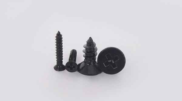 Tornillos autorroscantes de cabeza avellanada cruzada para electrodomésticos personalizados negro SUS 304 acero inoxidable autorroscante 1/2-13