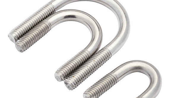 Producción de tarjeta de tubo en forma de U de acero inoxidable 304 Perno en forma de U Tornillo en forma de U Tarjeta en forma de U Tornillo de abrazadera para montar 5/8 1/2-13