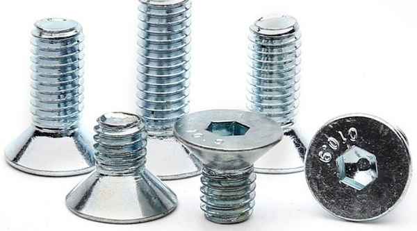 Venta al por mayor, tornillos de cabeza avellanada galvanizados de grado 10,9, tornillos de cabeza hueca, tornillos de cabeza hueca, tornillos de copa plana