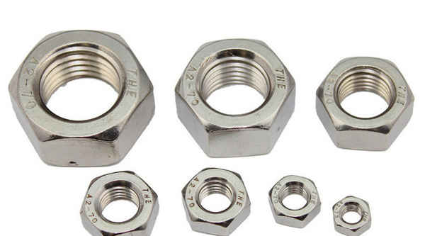 Tuerca de tornillo de tuerca hexagonal de acero inoxidable 304 personalizada